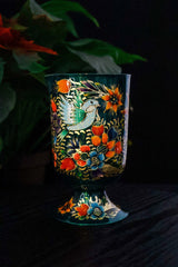 Mixing Glass Hand Painted Canarios 311